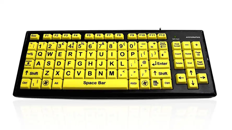 High visibility Keyboard.